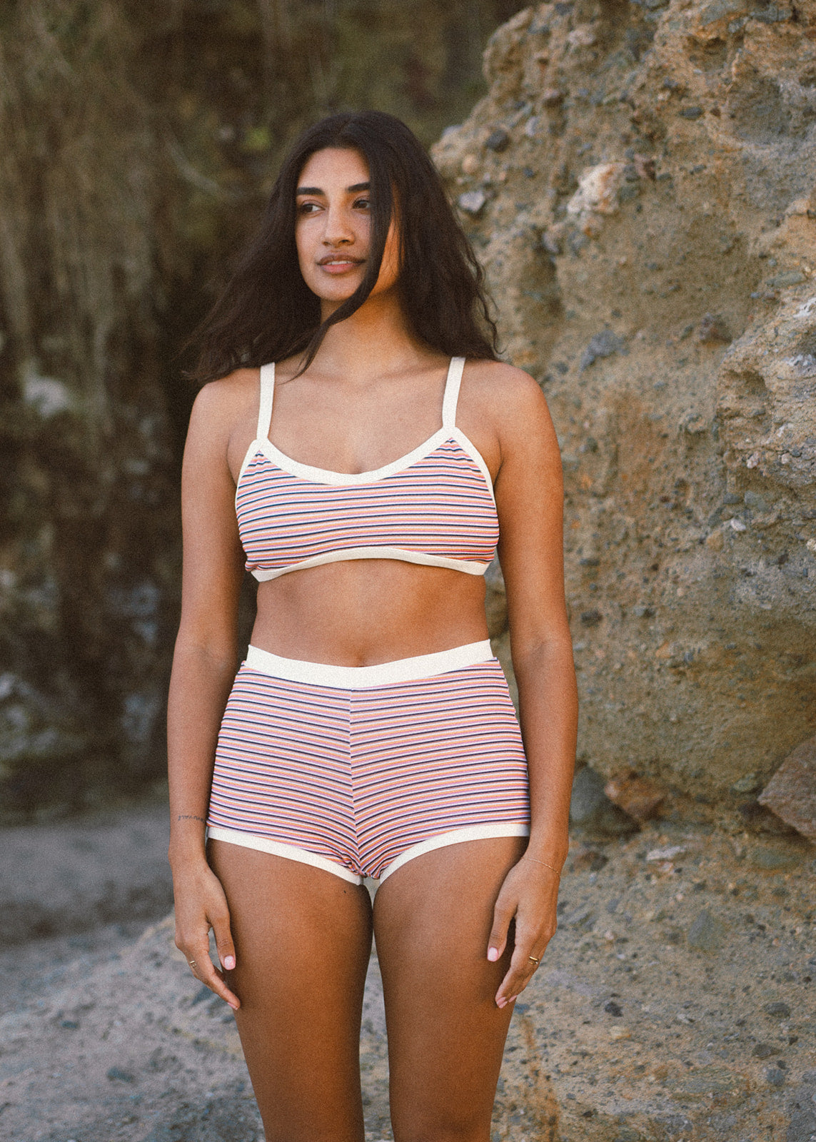 Signature Boy Short - Zephyr Stripe