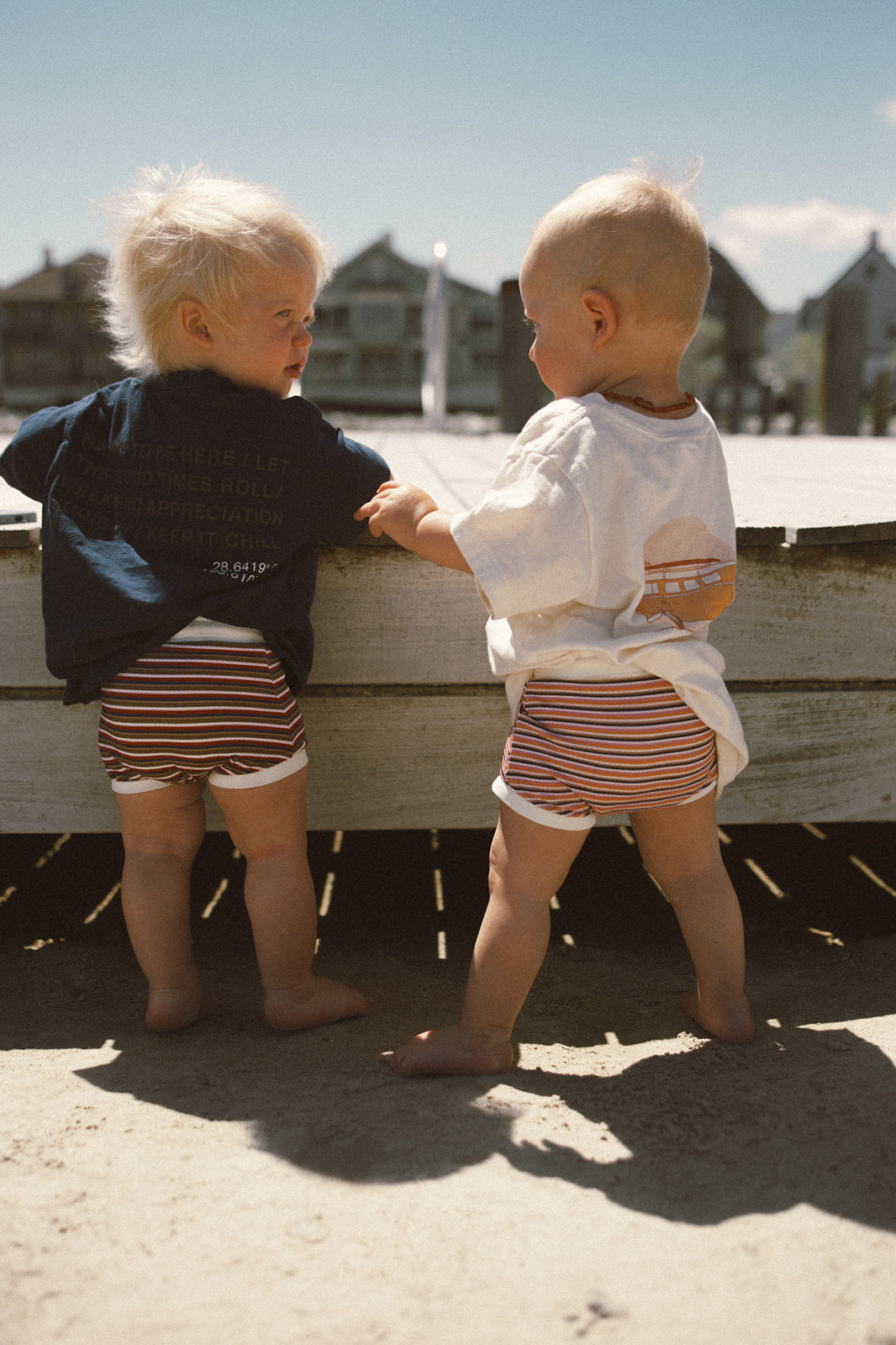 Mini Euro Swim Short - Zephyr Stripe