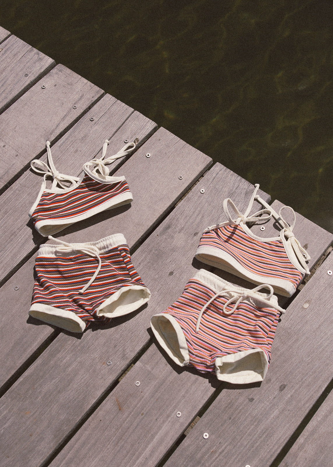 Mini Girl Swim Set - Powell Stripe