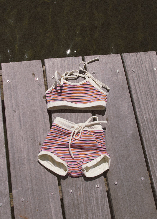 Mini Girl Swim Set - Zephyr Stripe