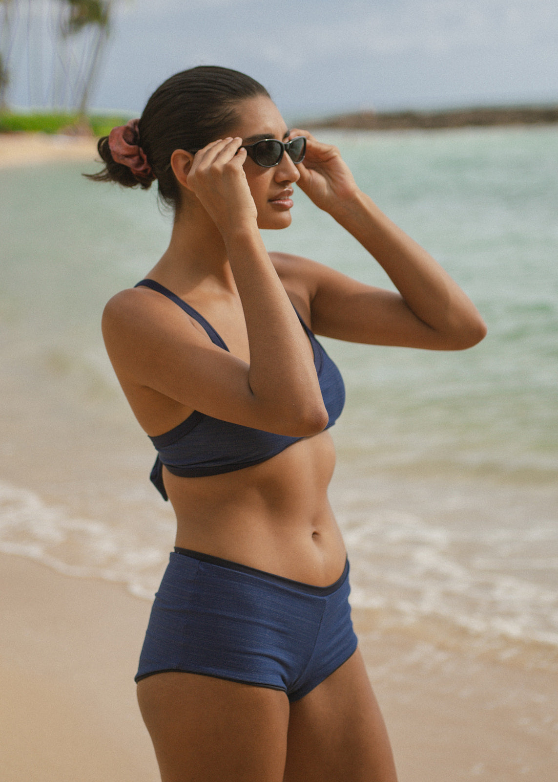 Signature Low Rise Short - Coastal Denim